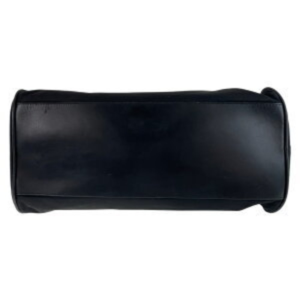 Prada Tessuto Triangular Black Nylon Leather Shou… - image 6